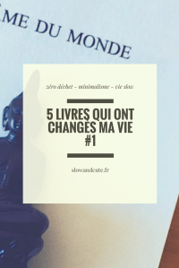 5 livres qui ont changés ma vie #1