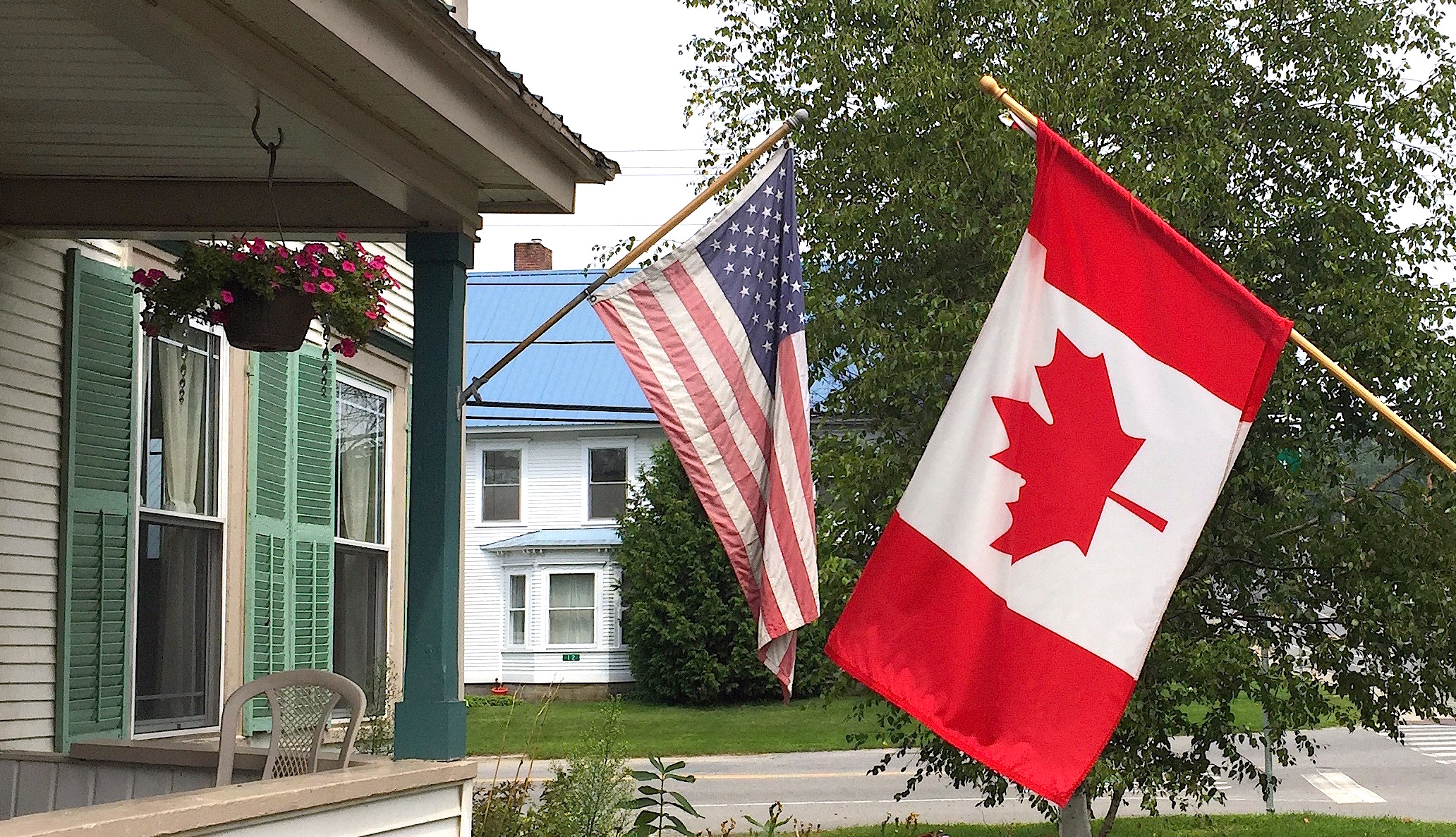 Drapeau USA/CANADA