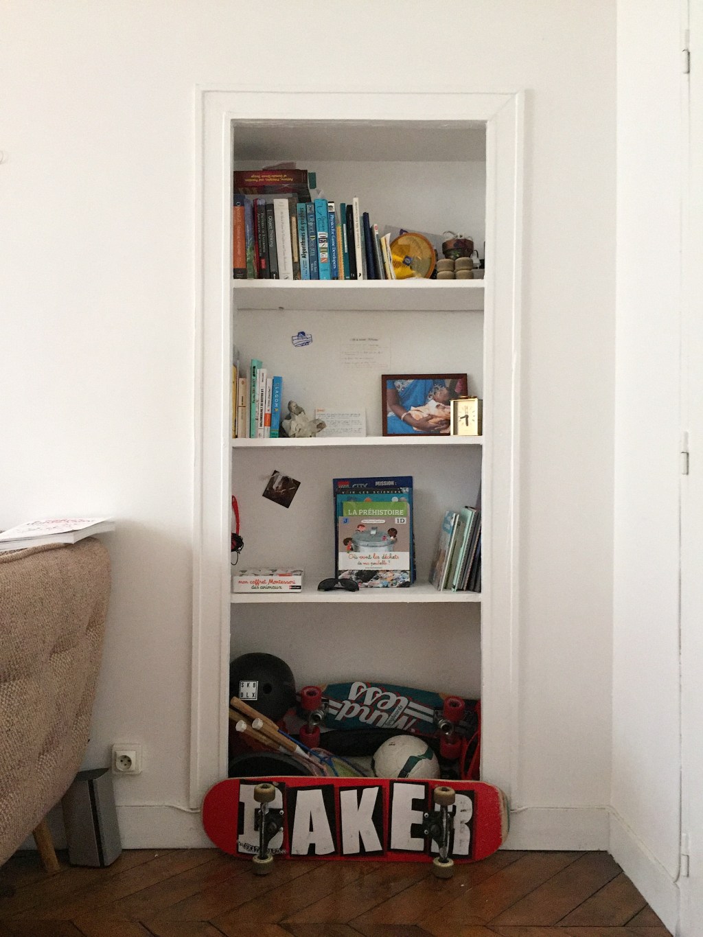 Salon minimaliste et slow