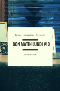 Bon matin Lundi... Merci!