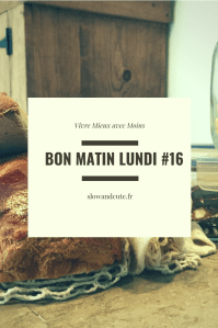 Bon matin Lundi… Les faits marquants, vu, lu et goûtu de ces derniers temps! De retour sur le blog, avec quelques chiffres, l'avenir du blog, la découverte d'un lieu inspirant, et du minimalisme encore et toujours...